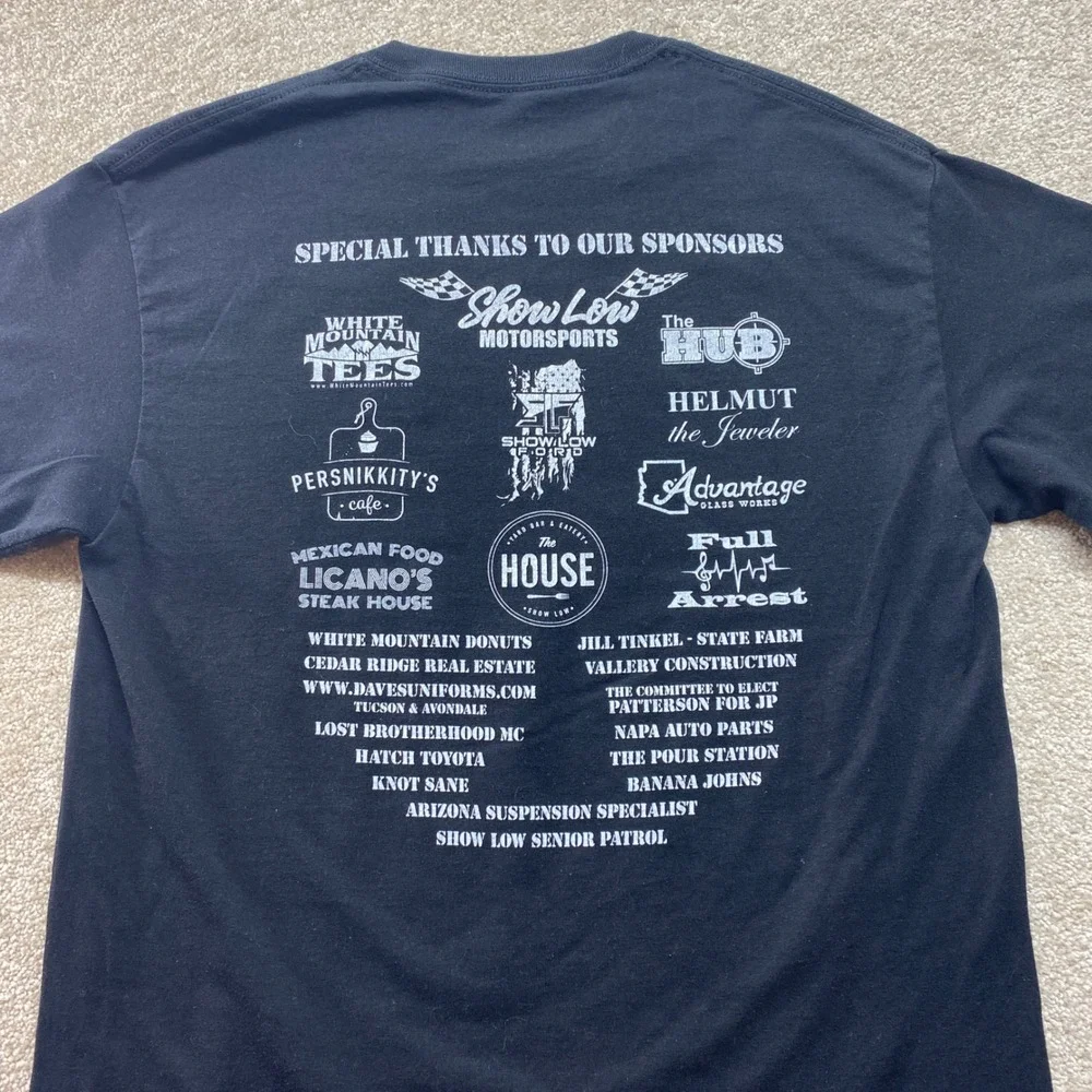 Darrin Reed Memorial Ride Run 2018 Shirt Mens Medium Crew‎ Neck Motorcycle Car